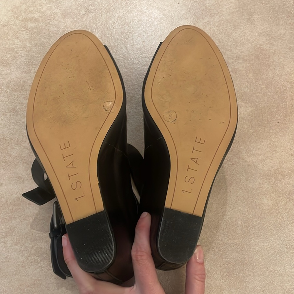 1 State Felidia Leather Wedges - Picture 6 of 7